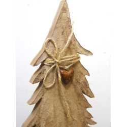 Choinka drewniana ART SQUAD 63cm brązowa